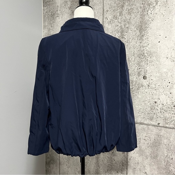 st. John Navy Blue Full Zip Jacket (no hood) - Picture 4 of 15